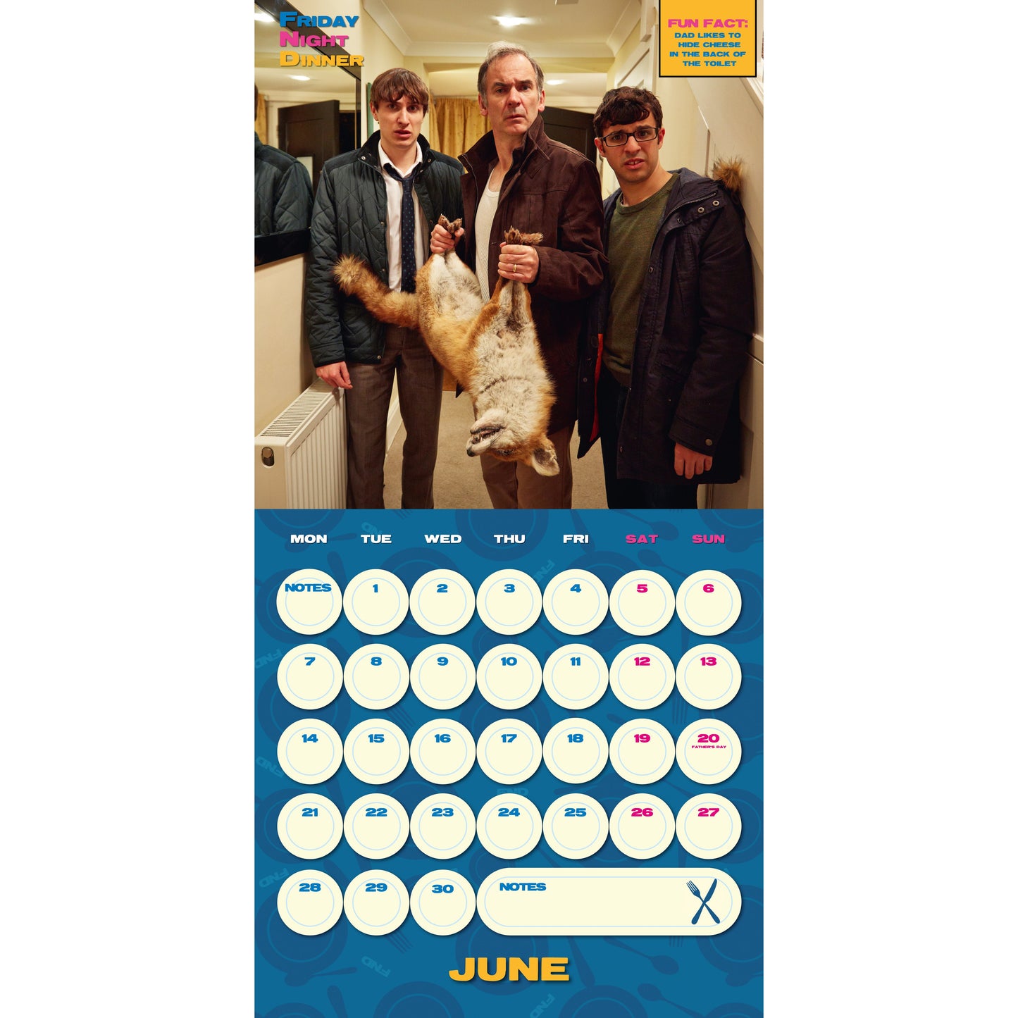 Signed Robert Popper Friday Night Dinner Official 2021 Calendar