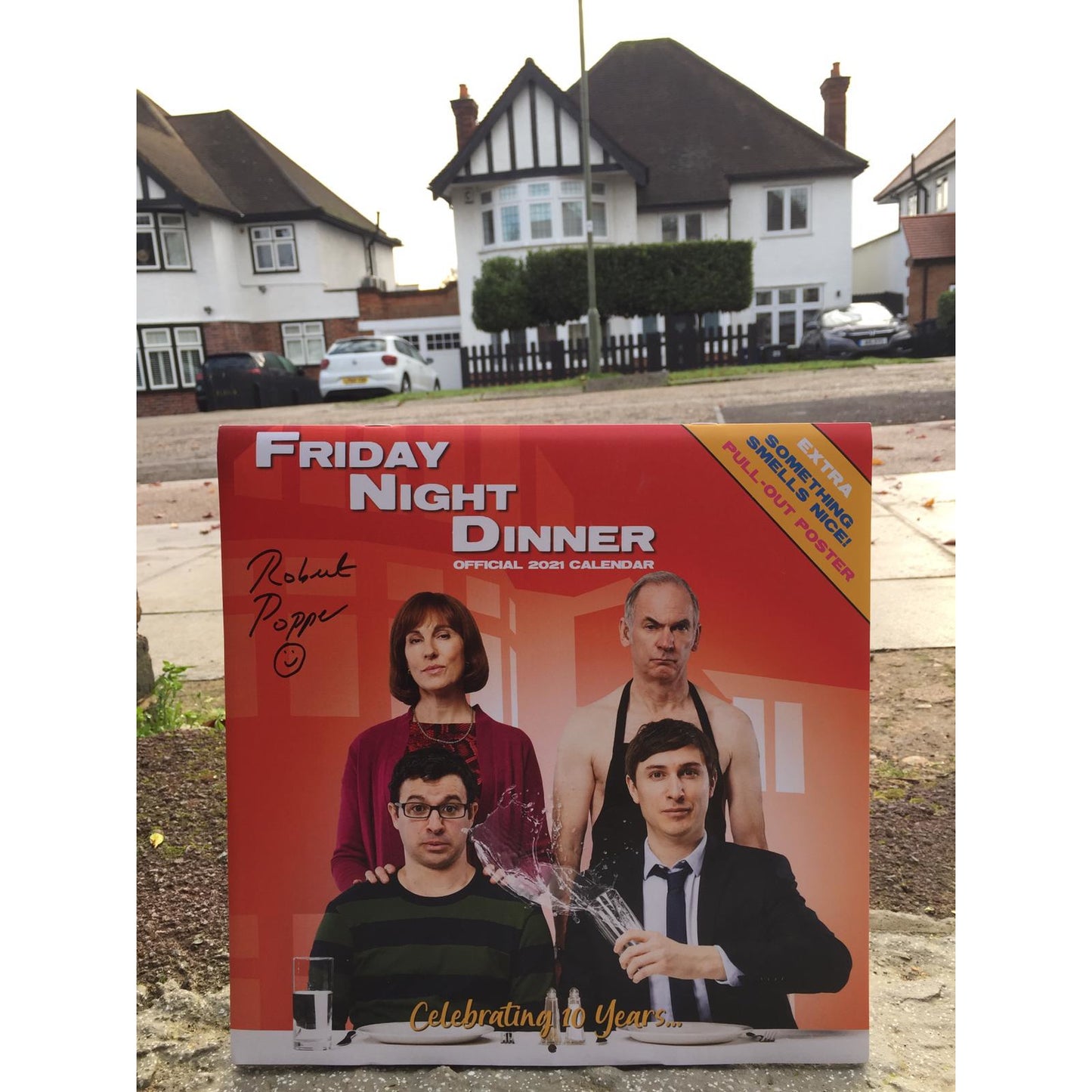 Signed Robert Popper Friday Night Dinner Official 2021 Calendar