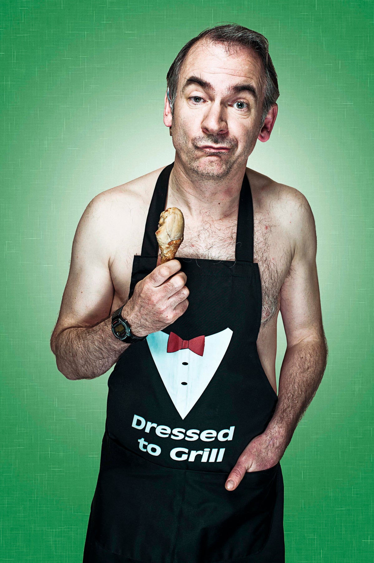 Martin &quot;Lovely bit of squirrel&quot; apron