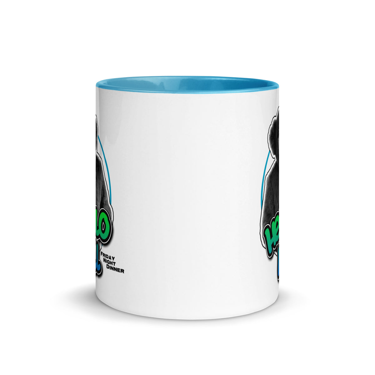 Jim &quot;Hello All&quot; Mug with Colour Inside