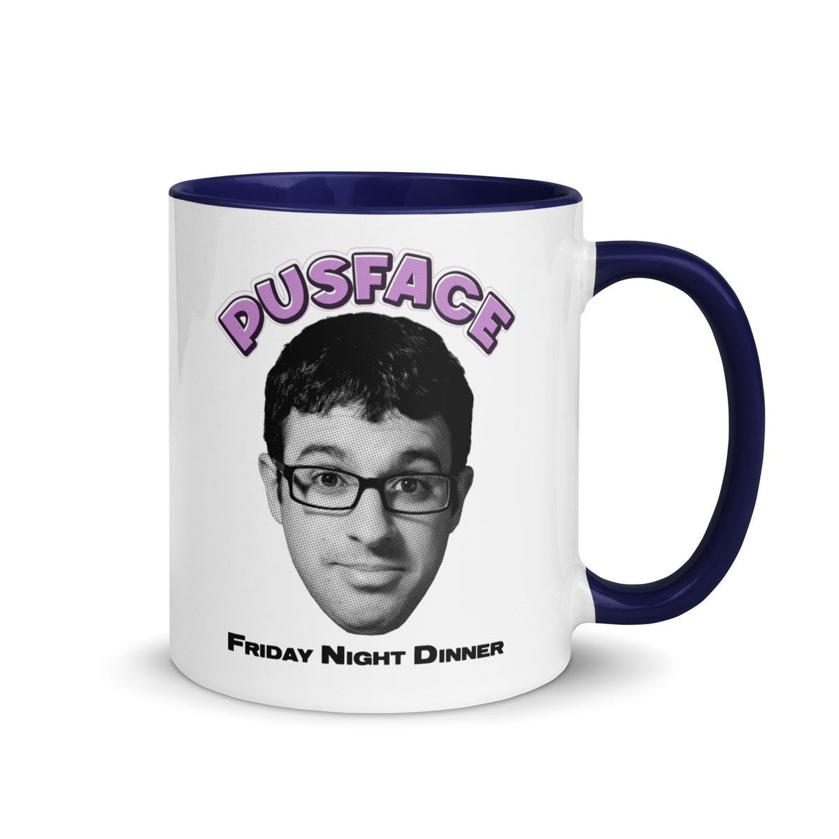 Adam &quot;Pussface&quot; Mug with Colour Inside