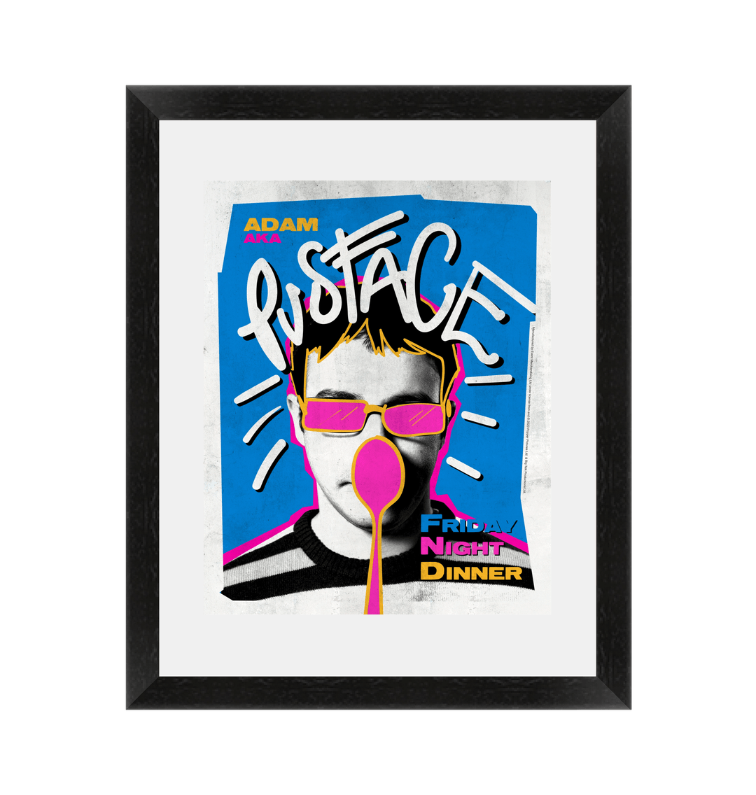 Black Frame Pusface Framed Art