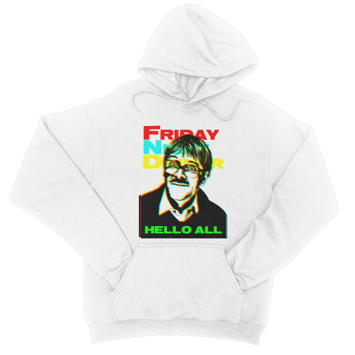 &quot;Hello All&quot; Apparel College Hoodie