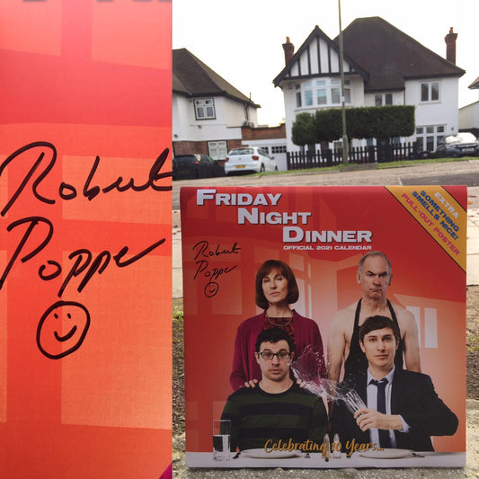 Signed Robert Popper Friday Night Dinner Official 2021 Calendar